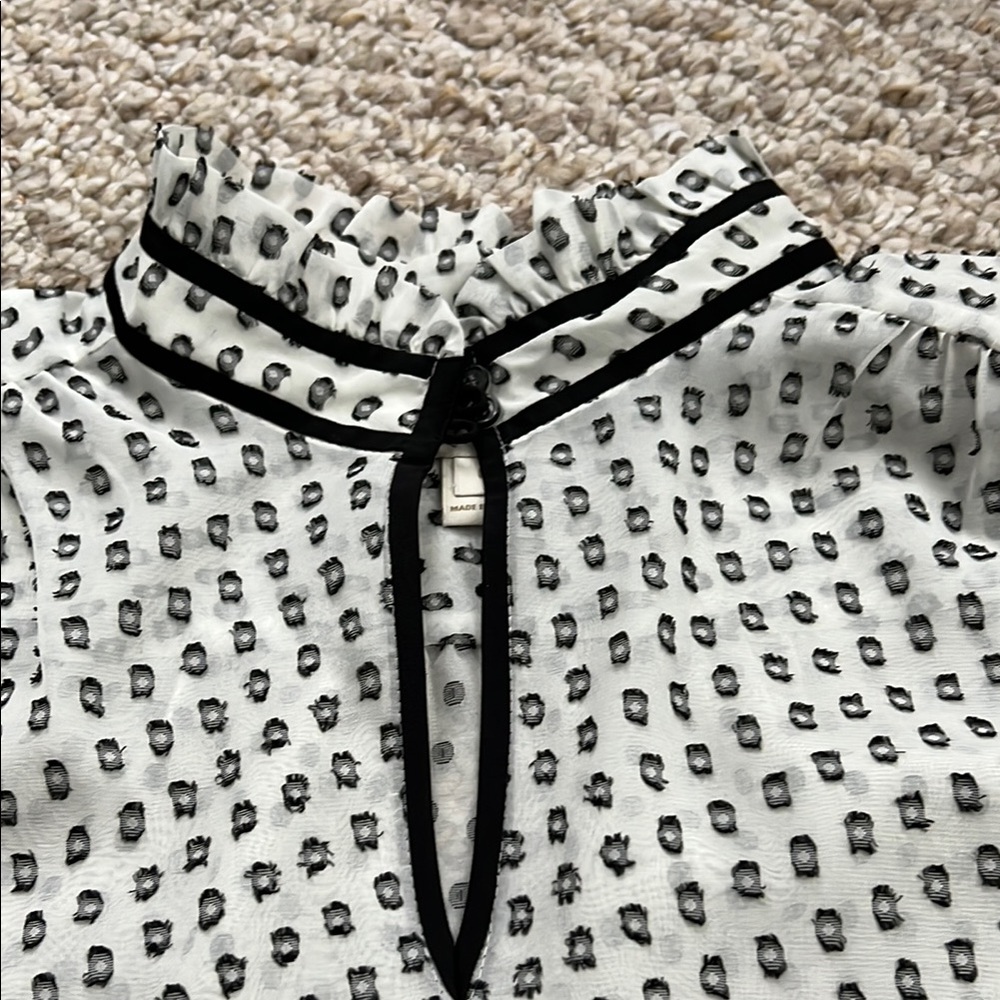 J. Crew Factory Ruffled Blouse - Picture 3 of 6